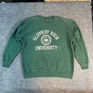 Vintage 90s Jansport Slippery Rock University Sweatshirt Mens XL Made in USA